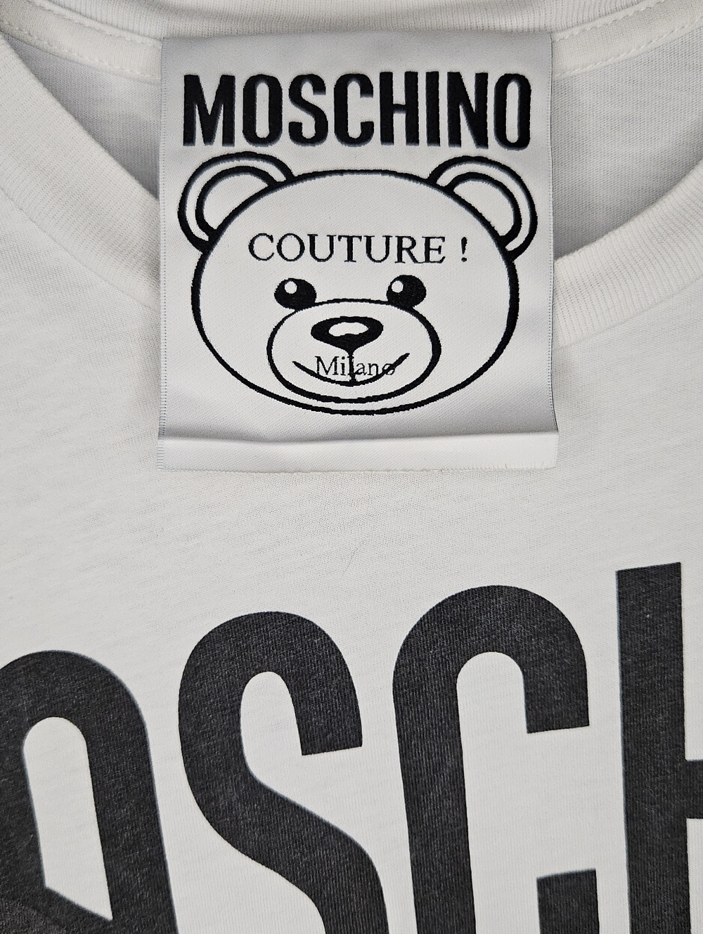 Moschino Couture x Playboy Teddy Bear Graphic T-Shirt White - Picture 4 of 7